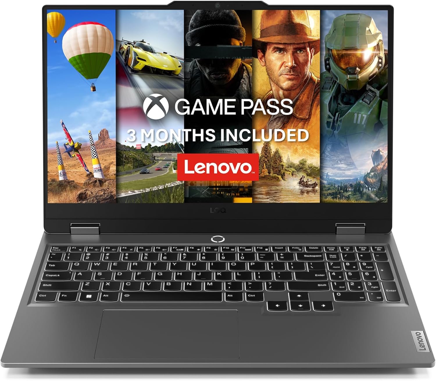 Lenovo LOQ Essential | 15 inch Full HD Gaming Laptop | Intel Core i5-12450HX | 16GB RAM | 1TB SSD | NVIDIA GeForce RTX 3050 | Windows 11 Home | Luna Grey